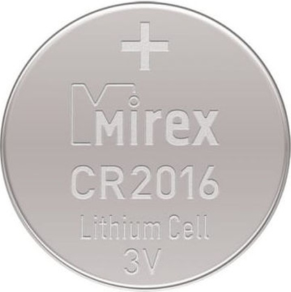 Батарейка (CR2016x2шт.) "Mirex" [23702-CR2016-E2] Lithium, блистер