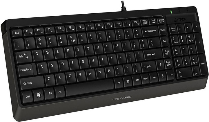 Клавиатура A4Tech "FSTYLER FK15" <Black>, USB