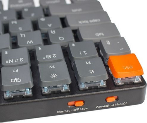 Клавиатура Keychron [K3-E1-RU] <Grey>; Keychron Low Profile Optical Red