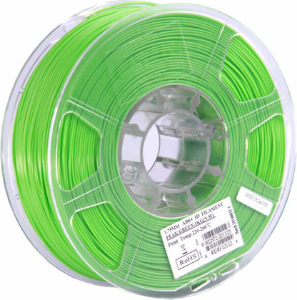 Пластик ABS+ "Esun" [ABS+P175V1], 1.75 мм, <Peak green>, 1 кг.