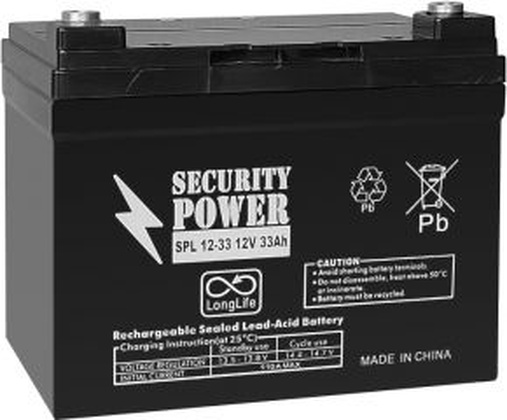 Аккумуляторная батарея для ИБП 12V 33Ah "Security Power" [SPL 12-33]