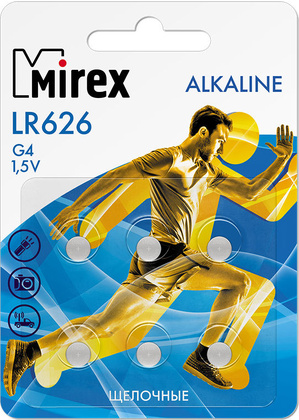 Батарейка Mirex LR626-E6 LR626