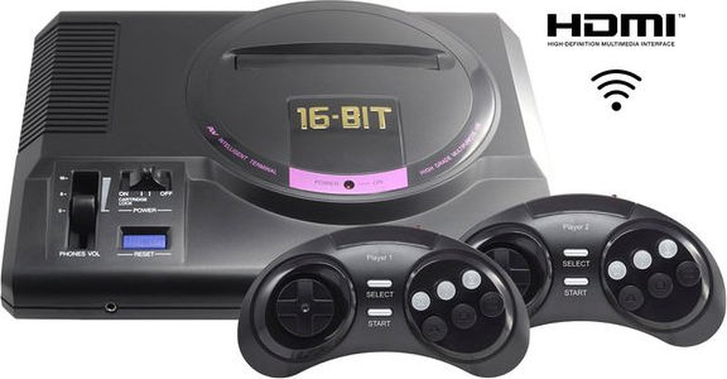Игровая консоль "Retro Genesis" [ConSkDn73] <Black> HD Ultra + 225 игр ZD-06b