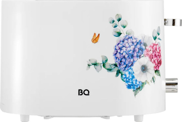 Тостер "BQ" [T1003] <White/Flowers>