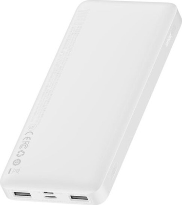 Батарея резервного питания "Baseus" [PPBD050002] <White>; 10000 mAh, 15W + кабель