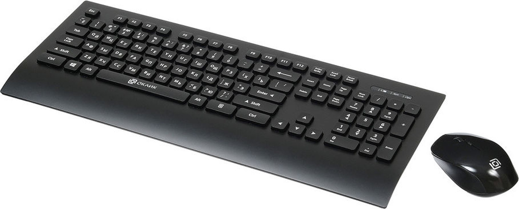 Комплект (клавиатура+мышь) Oklick [222M] <Black>