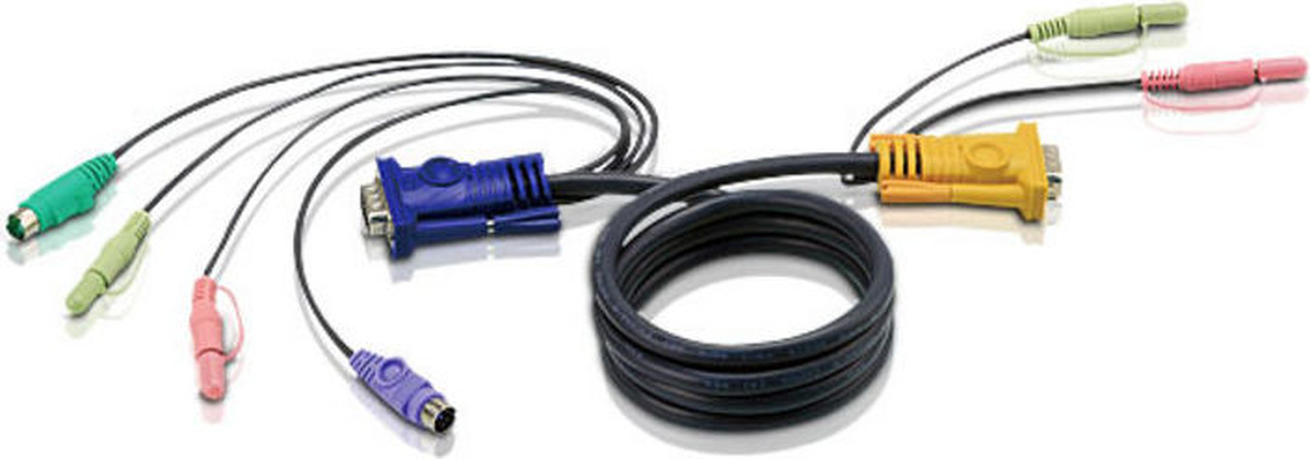 KVM-кабель ATEN 2L-5302P - 1,8 метра / Для переключателей /
