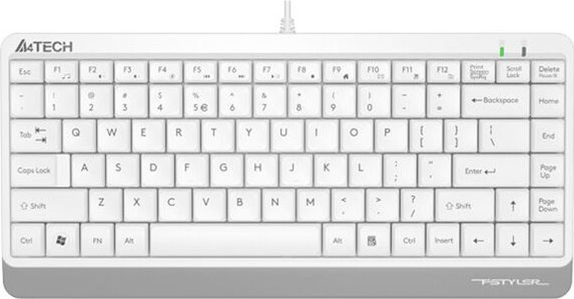 Клавиатура A4Tech "FSTYLER" [FK11] <White>, USB