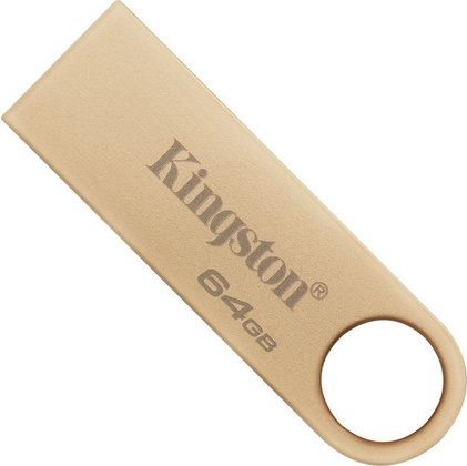 Накопитель USB 3.2 - 64Gb "Kingston" Data Traveler SE9 G3 [DTSE9G3/64GB] <Gold>