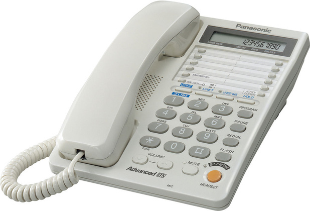 Телефон Panasonic KX-TS2368RUW <Белый>