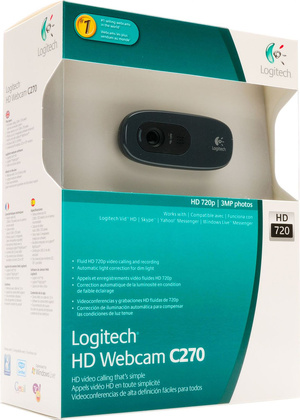 Web-камера Logitech C270 HD (960-001063)