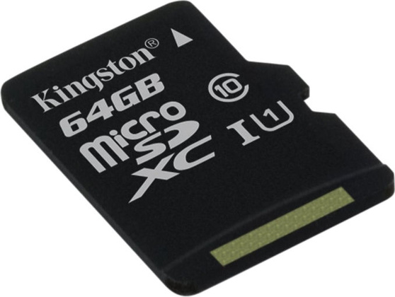 Карта памяти microSDXC 64 Гб Kingston (SDC10G2/64GBSP) Class 10 (UHS-I)