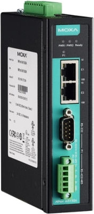 Переходник MOXA NPort IA5150A, 1 port RS-232/422/485 в Ethernet