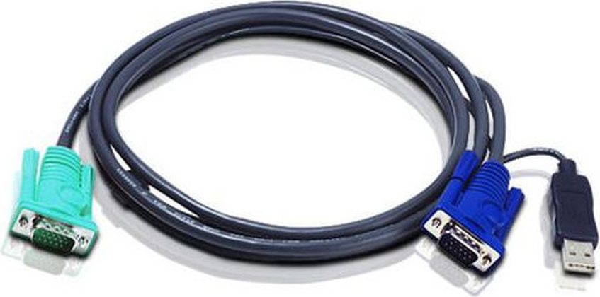 KVM-кабель ATEN 2L-5203U, USB - 3,0 метра / Для переключателей /