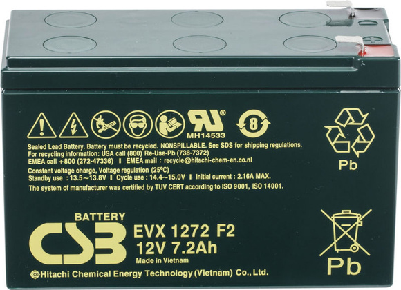 Аккумулятор CSB EVX 1272 7 200 мАч
