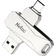 Накопитель USB 3.0/Type-C - 256Gb "Netac" U782C [NT03U782C-256G-30PN] <Silver>