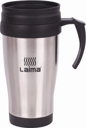 Термокружка "LAIMA" [605126], <Silver>, 0.4л.