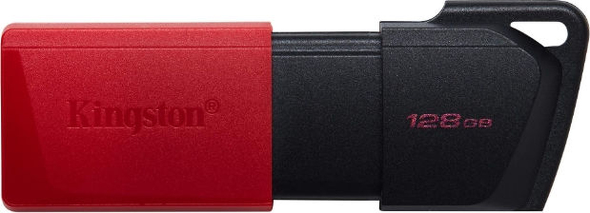 Накопитель USB 3.2 - 128Gb "Kingston" Traveler Exodia M [DTXM/128GB] <Black/Red>