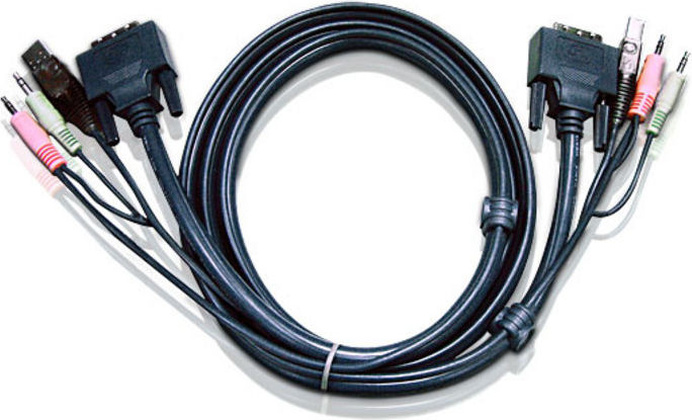 KVM-кабель ATEN 2L-7D02U - 1,8 метра / Для переключателей /