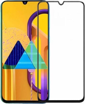 Защитное стекло "CASE" [Full Glue] для Samsung Galaxy M21 <Black>