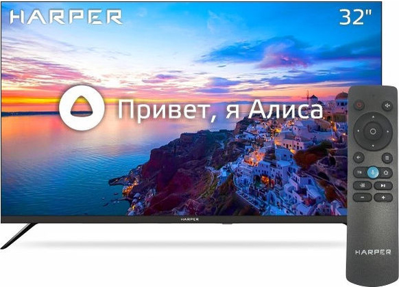 Телевизор 32" LCD "Harper" [32R750TS]; HD-Ready (1366x768), Smart TV, WiFi