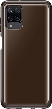 Чехол для Samsung Galaxy A12 "Samsung" Soft Clear [EF-QA125TBEGRU] <Black>