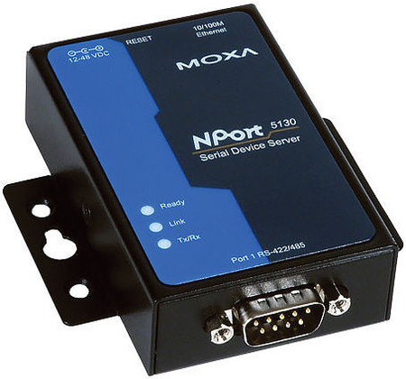 Переходник MOXA NPort 5130, 1 Port RS-422/485 (DB9M) в Ethernet