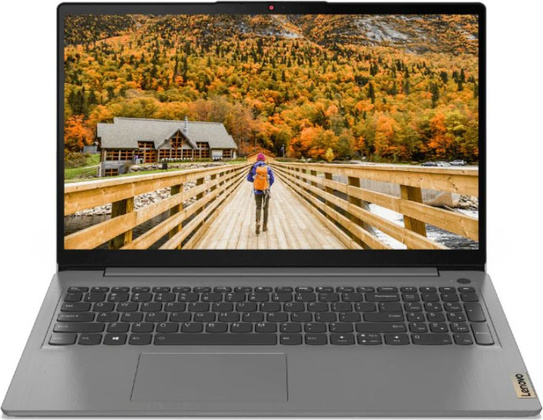 Ноутбук 15" Lenovo IdeaPad 3 82KU002TRK Ryzen 5 5500U,16GB,256GB,Vega7,FHD,IPS,Dos,Grey