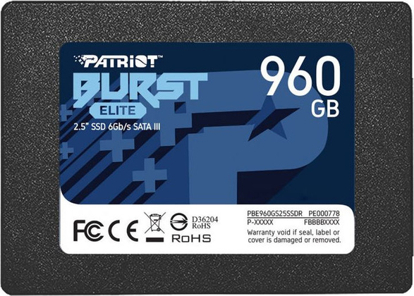 SSD 960 Гб Patriot Burst Elite (PBE960GS25SSDR)