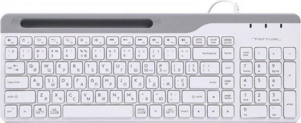 Клавиатура A4Tech "Fstyler FK25" <White>, USB