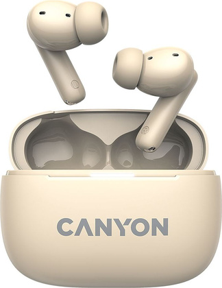 Гарнитура "CANYON" [CNS-TWS10BG] <Beige>, Bluetooth