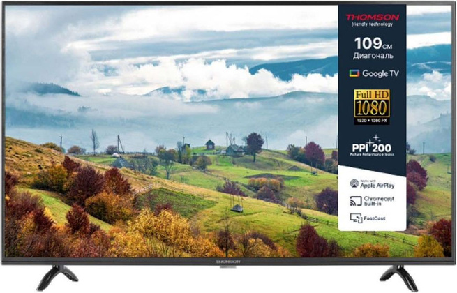 Телевизор 43" LCD "Thomson" [T43FSM6070]; Full HD (1920x1080 ); Smart TV, Wi-Fi