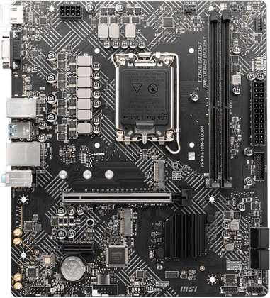Мат.плата MSI PRO H610M-B DDR4 (Intel H610), mATX, DDR4, VGA/HDMI [S-1700]