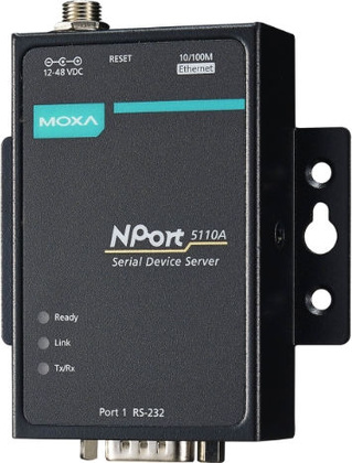 Переходник MOXA NPort 5110A-T, 1 Port RS-232 в Ethernet