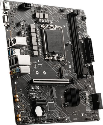 Мат.плата MSI PRO H610M-B DDR4 (Intel H610), mATX, DDR4, VGA/HDMI [S-1700]