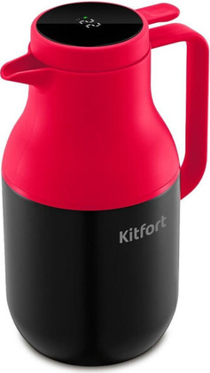 Термос "Kitfort" [KT-1240-1], <Black/Rasberry>, 1.6л.