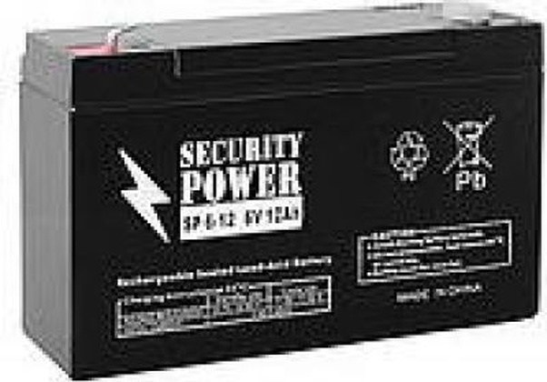 Аккумуляторная батарея для ИБП  6V 12Ah "Security Power" [SP 6-12], F1