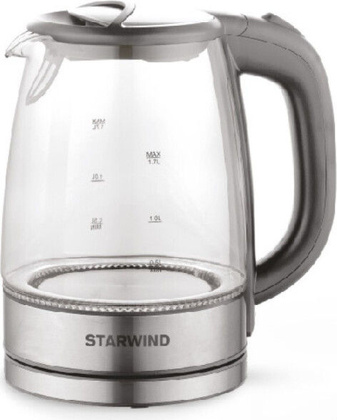 Электрочайник "StarWind" [SKG2315] <Grey/Silver>