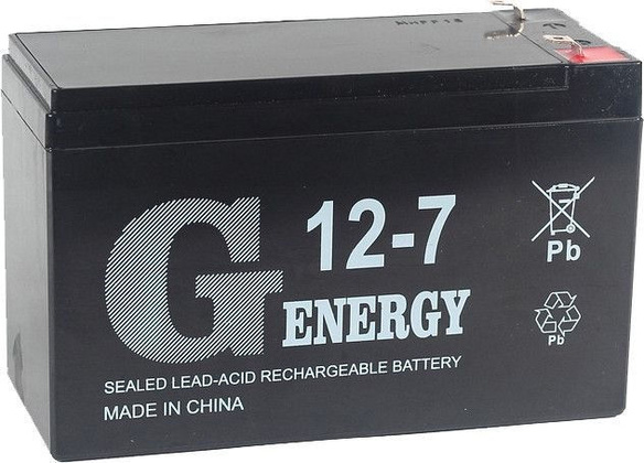 Аккумуляторная батарея 12V 7Ah "G-energy" [12-7] F1