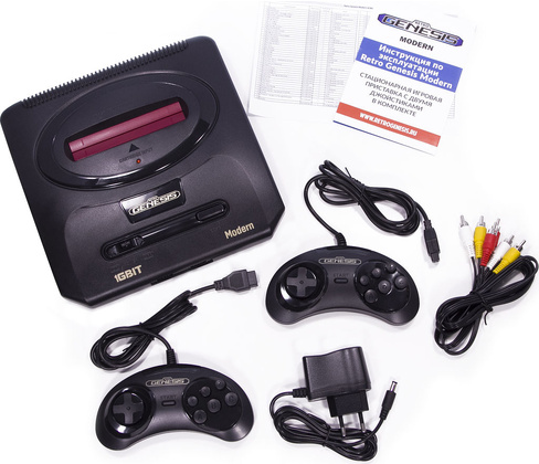 Игровая консоль "Retro Genesis" [ConSkDn119] <Black> Modern (PAL Edition) + 170 игр