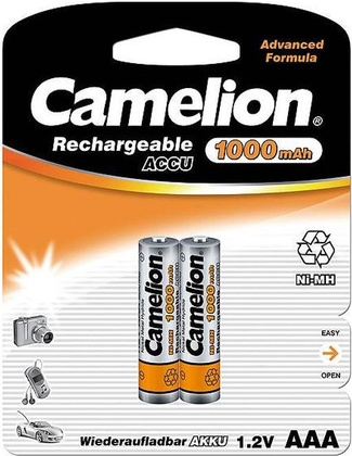 Аккумуляторы Camelion NH-AAA1000BP2