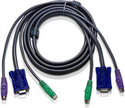 KVM-кабель ATEN 2L-1003P/C - 3,0 метра / Для переключателей /