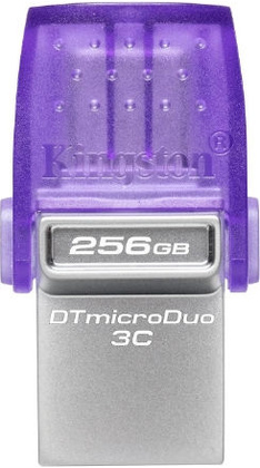 Накопитель USB 3.2/Type-С - 256Gb "Kingston" [DTDUO3CG3/256GB] <Purple>