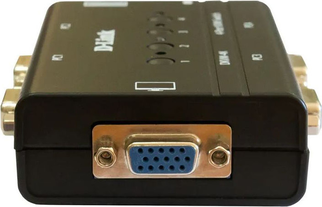 Переключатель KVM "D-Link" [DKVM-4K/B3A] 4-Port VGA