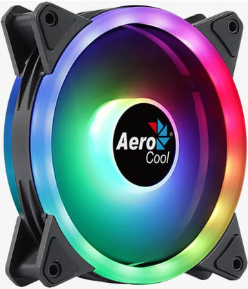 Вентилятор "Aerocool" [Duo 12 ARGB PWM 4P 6P]; 12см; 4/6 pin