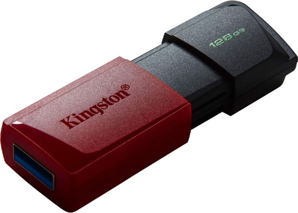 Накопитель USB 3.2 - 128Gb "Kingston" Traveler Exodia M [DTXM/128GB] <Black/Red>