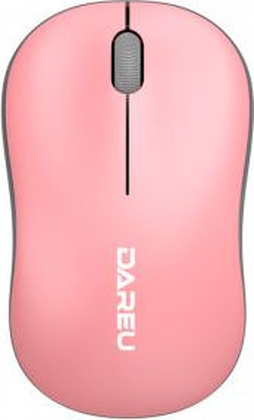 Мышь Dareu "LM106G" <Pink/Grey>, USB