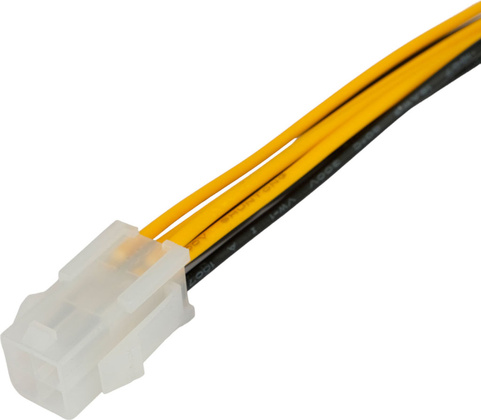 Удлинитель кабеля питания "Gembird" [CC-PSU-84-20CM], PCIe 8pin(M) / PCIe 4pin(F), 20cm