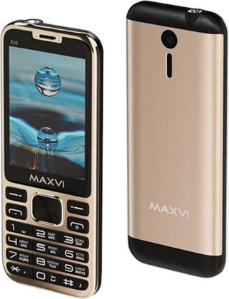 Мобильный телефон "Maxvi" [X10] <Gold> Dual Sim
