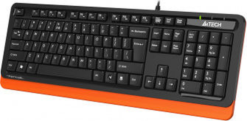 Клавиатура A4Tech "Fstyler FKS10" <Black/Orange>, USB